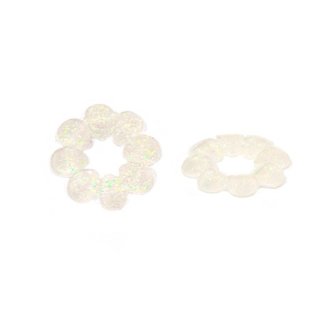 100 Bottoni In Resina Misti Per Scrapbooking E Hobby Creativi | Retro Piatto, Senza Fori, Colorati E Dimensioni Varie