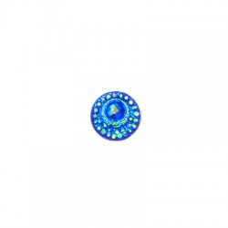 Cabochon rond à dos plat en Résine 10 mm