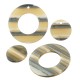 Colgante de Resina Circulo 18mm y Disco 35mm (set 2 pcs)