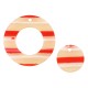Colgante de Resina Circulo 18mm y Disco 35mm (set 2 pcs)