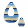 Bleu/Beige/Blanc