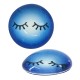  Glass Cabochon Flatback Round with Eye Lashes 12mm