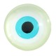Cabochon rond en Résine à dos plat avec œil Maléfique 12 mm