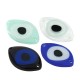 Resin Connector Evil Eye 19x29mm