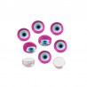 Fuchsia/ White/ Light Blue/ Black
