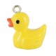 Resin Charm Duck 15x18mm