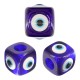 Ρητίνη Χάντρα Κύβος με Μάτι 25mm Ø11.5mm