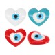 Resin Pendant Heart 35x40mm
