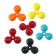 Pieza Acrílica 3 Bolas Redondas Conectadas 20 mm Ø2,4 mm