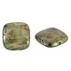 Acrylic Flat Bead Square 17mm Ø1mm