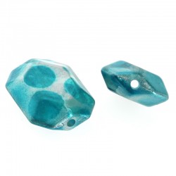 Acrylic Bead Octagon Faceted 24x19mm Ø2mm