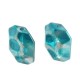 Acrylic Bead Octagon Faceted 24x19mm Ø2mm