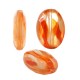 Perla acrilica ovale irregolare 21x30 mm Ø2 mm