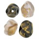 Acrylic Bead Irregular 15x18mm Ø2mm