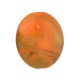 Perlina in Acrilico Ovale 20x23mm (Ø1.8mm)