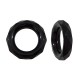 Cioandolo in Acrilico Rotondo Vuoto Sfaccettato 19mm (Ø11mm)