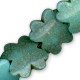 Fleur en Acrylique Effet Howlite 30 mm