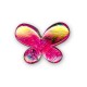 Acrylic AB Plated Butterfly 21x29mm