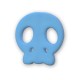 Entrepieza Acrílica Calavera Plana 24x27mm