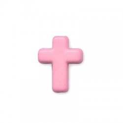 Entrepieza Acrílica Cruz 18x10mm(Ø 2.2mm)
