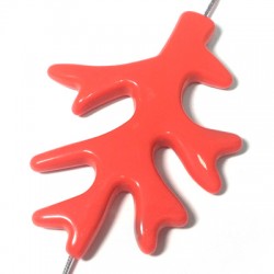 Passante Ramo di Corallo in Acrilico 70x50mm