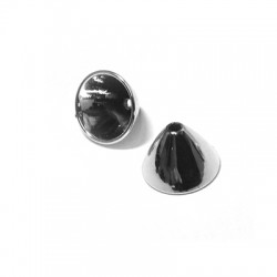 Casquilla Entrepieza Acrílica Cónica 14mm (Ø 2mm)