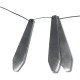 Colgante Acrílico Corbata Plana 9x54mm