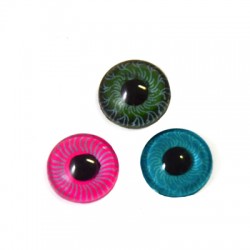 Capuchon de Metacrilato con Ojo de Buena Suerte 10mm