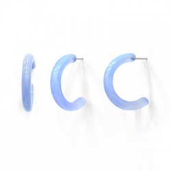 Pendiente Acrilico Aro con Pin 24mm