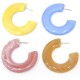Pendiente Acrilico Aro con Pin 47x11mm