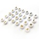 Perles Acryliques Rondes avec Lettres 10 mm Ø2.2 mm