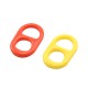 Connettore ovale in acrilico 14x21 mm