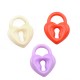 Acrylic Pendant Padlock Heart 15x19mm