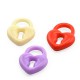 Acrylic Pendant Padlock Heart 15x19mm