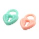 Colgante Acrilico Candado Corazon 15x19mm