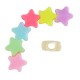 Acrylic Slider Star 10x5mm Ø3.8mm