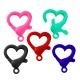 Acrylic Lobster Clasp Heart 21x23mm
