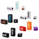 Acrylic Bead Slider Tube with Various Words 15x8mm/5mm Ø3mm