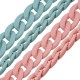 Acrylic Chain Oval with Rubber Coating 21x29mm (63pcs)