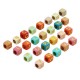 Perlina in Acrilico Cubo con Lettere 6mm (Ø3.5mm)