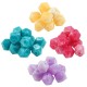 Acrylic Bead Faceted Square 10x12mm Ø2mm