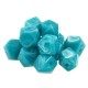 Acrylic Bead Faceted Square 10x12mm Ø2mm