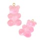 Acrylic Pendant Bear 18x33mm