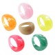 Resin Finger Ring Round 27x24x14mm