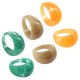 Resin Finger Ring Round 27x24x14mm