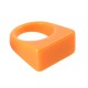 Resin Finger Ring Rectangular 26x23x13mm