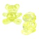 Curseur en Acrylique ours 16 x 17 mm Ø 3 mm