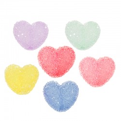 Acrylic Bead Heart 23x26mm