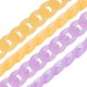 Acrylic Chain Link Oval Ring 21x29mm (~64pcs)