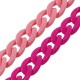 Acrylic Chain Link Oval Ring 13x19mm (~98pcs)